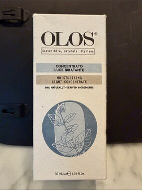OLOS Moisturizing Light Concentrate - Neutral Beige & Dusty Blue Packaging